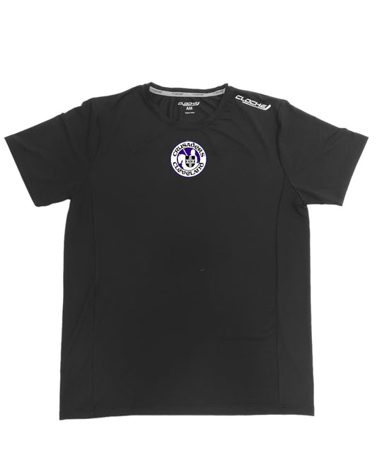 Team Short Sleeve Active Crusaders-BLACK