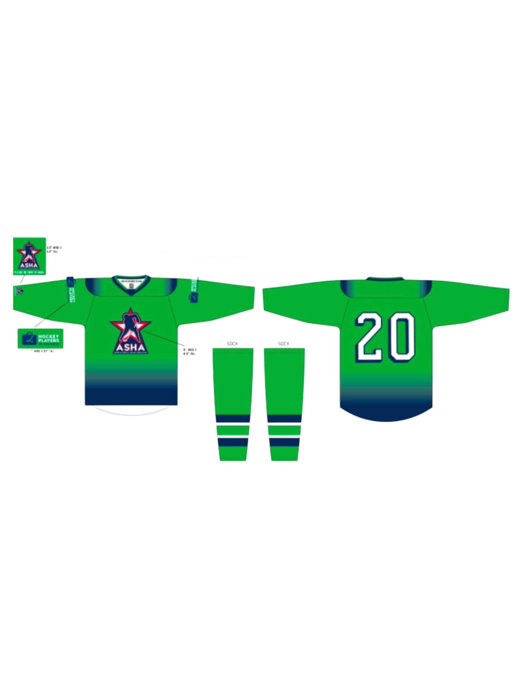 ASHA Team Jersey- Green