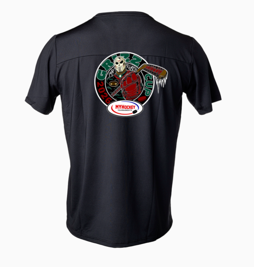 Vantage Performance Short-Sleeve Shirt Grizz with Back Logo